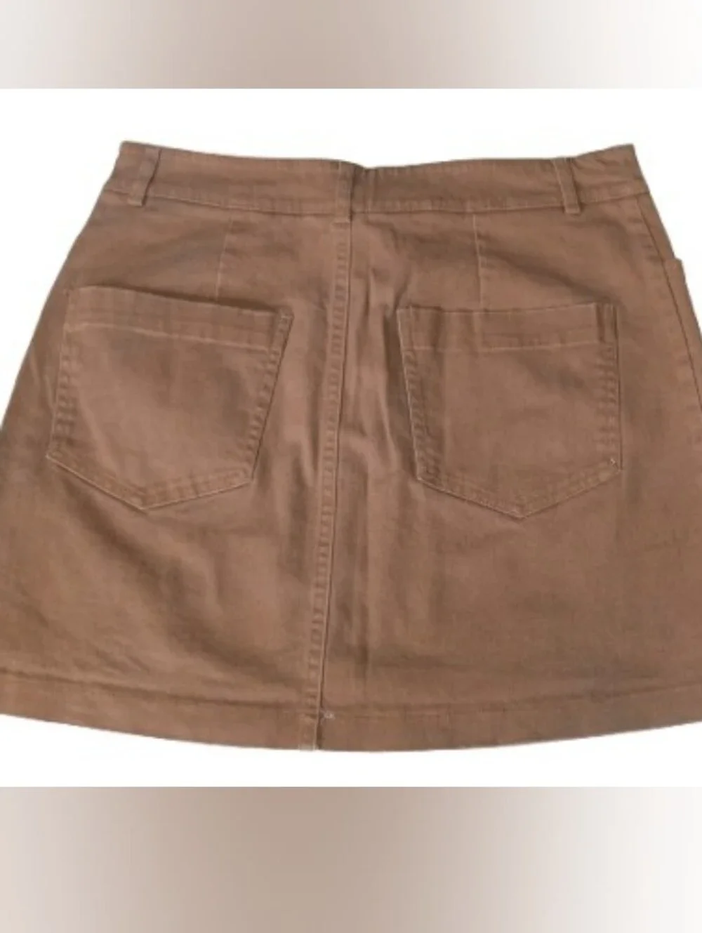 Forever 21 Brown Denim Skirt